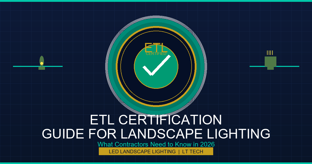 ETL Certification Guide for Landscape Lighting: What Contractors Need to Know in 2026